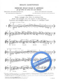 Tonleiter- und Arpeggioübungen 2 (Renato Zanettovich) 