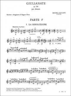 Giuliante op. 148 von Mauro Giuliani 