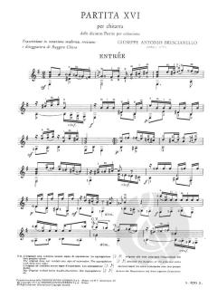Partita XVI von Giuseppe Antonio Brescianello 