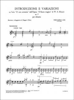 Introduzione e variazioni op. 9 von Fernando Sor 