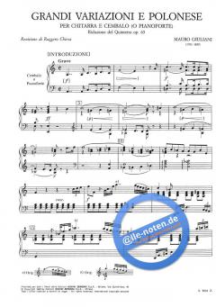 Grandi Variazioni e Polonese op. 65 von Mauro Giuliani 