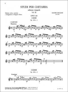 Studi per Chitarra von Mauro Giuliani 