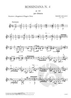 Rossiniana Nr. 4 Op.122 von Mauro Giuliani 
