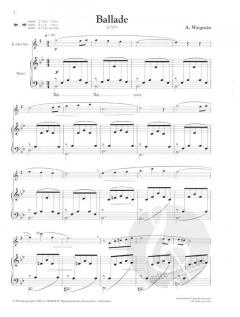 Ten Pieces for Alto Sax and Piano + CD von Andre Waignein 