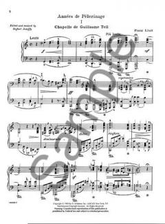 Annees De Pelerinage Book 1 von Franz Liszt 