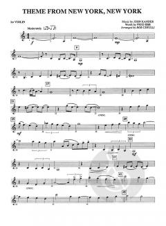 New York New York Theme From von John Kander 
