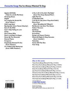 Favourite Songs You've Always Wanted to Sing 
