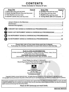 Aebersold Vol.67 Tune Up 