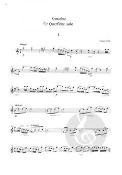 Sonatine für Querflöte solo von Jürgen Golle im Alle Noten Shop kaufen (Partitur)