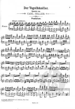 Der Vogelhändler von Carl Zeller 