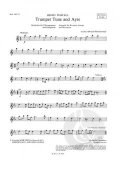Trumpet Tune And Ayre (Henry Purcell) 