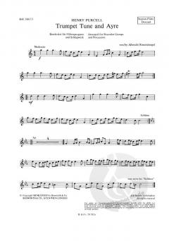 Trumpet Tune And Ayre (Henry Purcell) 