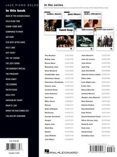 Jazz Piano Solos Series Vol. 11: Soul Jazz 