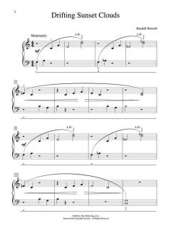 Drifting Sunset Clouds von Randall Hartsell 