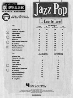 Jazz Play Along Vol. 102: Jazz Pop im Alle Noten Shop kaufen