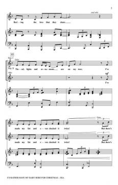 I'd Rather Have My Baby Here For Christmas (Patti Drennan) 