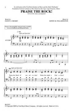 Praise The Rock Of Our Salvation 