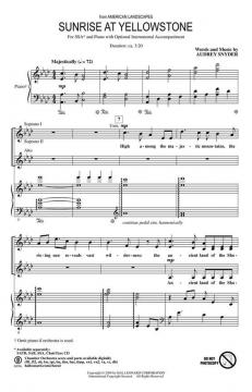 Sunrise At Yellowstone (From American Landscapes) (Audrey Snyder) 