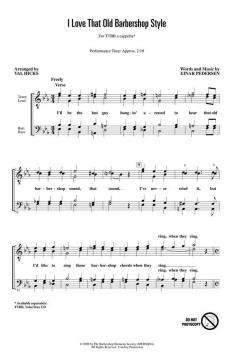 I Love That Old Barbershop Style (Val Hicks) 