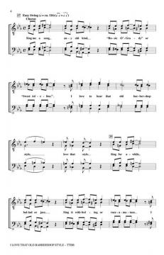 I Love That Old Barbershop Style (Val Hicks) 