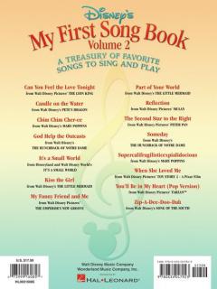 Disney's My First Songbook Vol. 2 (Easy Piano) 