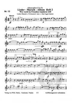 Halters-Lieder-Marsch-Album Heft 2 
