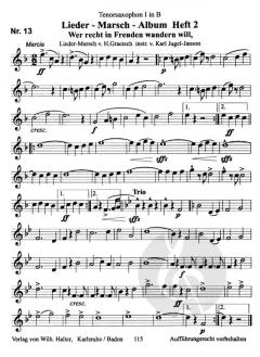 Halters-Lieder-Marsch-Album Heft 2 