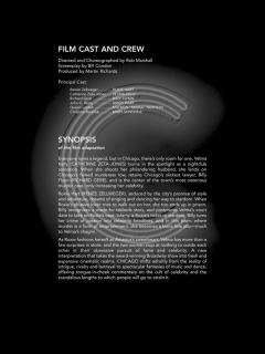 Chicago Film Selections von John Kander 