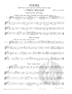 Fours von Sheila Mary Nelson 