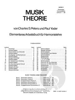 Musik Theorie Band 4 von Charles Peters im Alle Noten Shop kaufen