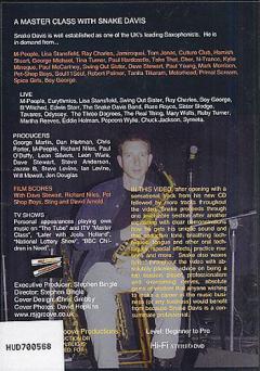 A Master Class with Snake Davis 