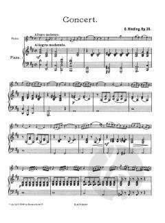 Violin Concerto In D Op. 36 von Oskar Rieding im Alle Noten Shop kaufen