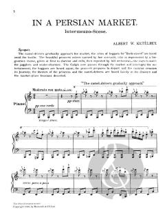 Auf einem persischen Markt von Albert William Ketelbey für Klavier solo im Alle Noten Shop kaufen