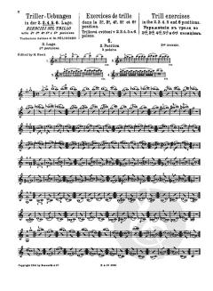 Triller-Vorstudien Op. 7 Heft 2 von Otakar Ševčík 