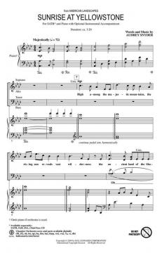 Sunrise At Yellowstone (From American Landscapes) (Audrey Snyder) 