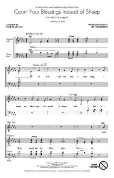 Count Your Blessings Instead Of Sheep (Irving Berlin) 