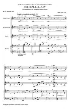The Seal Lullaby (Eric Whitacre) 