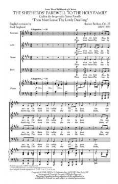 The Shepherd's Farewell To The Holy Family (Hector Berlioz) 