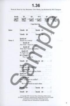 Coldplay: Complete Chord Songbook 