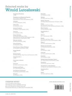 Chantefleurs et Chantefables von Witold Lutoslawski 