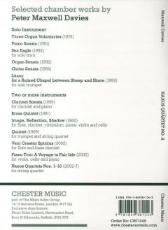 Naxos Quartet No. 8 von Peter Maxwell Davies 