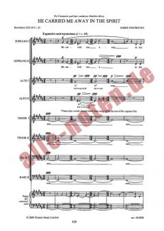 He Carried Me Away In The Spirit (James Whitbourn) 