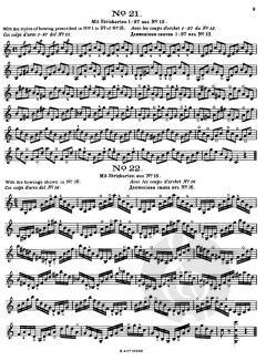 Übungsthemen zu Sevcik Op. 2 von Otakar Ševčík 