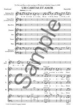 Ubi Caritas Et Amor von David Hill 