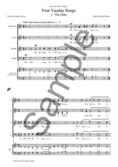 The Vauday Part Songs von Patrick Hawes 