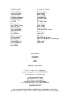 Song Of Songs von Patrick Hawes 