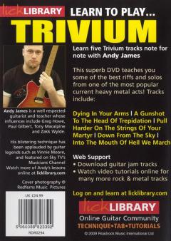 Learn To Play Trivium von Andy James 