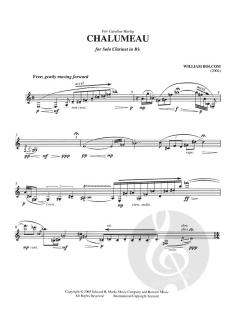 Chalumeau von William Bolcom 