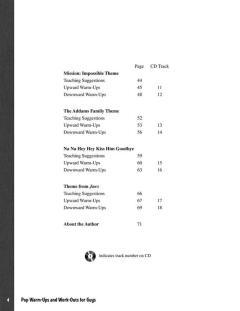 Pop Warm-Ups & Work-Outs For Guys 