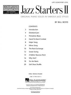 Jazz Starters 2 von Bill Boyd 